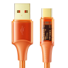 Mcdodo CA-2091 USB 2 Cable USB-C male - USB-A male 100W Πορτοκαλί 1.2m