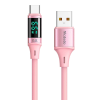 Mcdodo USB 2 Cable USB-C male - USB-A male 66W Pink 1.2m (CA-1921)