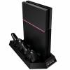 Kootek Vertical Stand for PS4 - Cooling Fan Controller Charging Station with Game Storage & Dualshock Charger