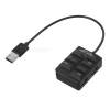 2 σε 1 USB 2 / Micro USB OTG SD / TF Card Reader + USB 2 2-Port Hub - Black Cwxuan