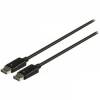 Καλώδιο DisplayPort - DisplayPort VLCP 37010B, 20m, Mαύρο