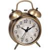 Quartz Analog Twin Bell Alarm Clock Bronze (OEM)