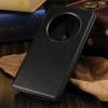 Leather Wallet Quick Circle Case  for LG G3 D850 D855 VS985 Blacl OEM)