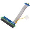 PCI-Express PCI-E Extension Cable 1x To 16x Riser Card Adapter Plug And Play με Molex