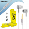 Ακουστικα  Stereo Hi-Fi Handsfree ΛΕΥΚΟ  RM-603  ΓΙΑ  mp3, iPhone, iPad, smartphones (REMAX)