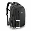 Model:T-B3399USB  Tigernu Slim Business Laptop Backpack Anti Thief Water Resistant with USB Charging Port Backpaks Fit 15.6 Inch Macbook Computer - Black