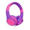 Ακουστικά για παιδιά TTEC με προστασία έντασης μώβ/ρόζ