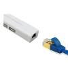 Smays Realtek RTL8152 based USB 2 to Ethernet Adapter with 3 Port USB 2 Hub