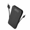 Awei PowerBank - Portable Travel Power Bank With Charging Cable 10000mAh P80K
