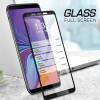 Screen Protector Covered Glass 11H 21D For Samsung Galaxy A7 2018 Full Coverage - Full Glue Black (oem)
