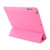 iPad2/new iPad/ iPad 4 PU Smart Cover Case Pink