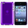 Slim Hard Plastic Case For iPod Touch 4th Gen Clear Purple