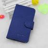 Leather Wallet/Case for Alcatel One Touch Pop C5 (OT-5036D) Blue (OEM)