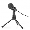 NEDIS MICTJ100BK Wired Microphone With Tripod USB