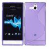 Sony Xperia U - TPU Gel Case S-Line Purple (OEM)