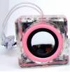 Wireless Portable Crystal Speaker Icemoon XH-MS38 Pink