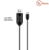 U29 LED displayed timing charging type-c data cable for 1m  by hoco.