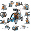 Discovery Kids Mindblown STEM 12-In-1 Solar Robot Kit, 190-Piece