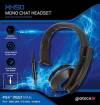 Gioteck XH50 Wired Mono Gaming Headset for PS4, XboxOne, PC, MAC, Black