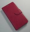 Leather Wallet Case With Plastic Back Cover for Vodafone Smart 4 Power Magenta (ΟΕΜ)