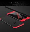 Bakeey™ Full Body Hard PC Case 360° iPhone 8Plus Red/Black