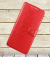 leather Phone Wallet Case for TP-LINK Neffos C5 MAX RED (BULK) (OEM)