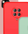 Mat Soft TPU Phone Case Cover for   XIAOMI POCO X3 red (OEM)