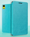 Lenovo K3 Note (K50) / (A7000) - Leather Stand Case With Silicone Back Cover Turquoise (OEM)