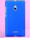 Nokia XL Dual Sim - TPU GEL Case Blue (OEM)