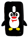 Nokia Lumia 620 - Silicone Penguin Black Case (OEM)