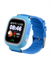 INTIME Children's Smartwatch with GPS and Rubber/Plastic Strap Blue