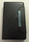 Nokia Lumia 530 - Leather Magnetic Wallet Case Black (OEM)