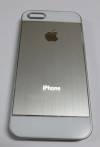 iPhone 5 / 5S Hard Case Back Cover Metallic Silver IP5HCBCMS OEM
