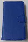 Motorola Moto X Play (XT1562) - Leather Wallet Stand Case Blue (OEM)