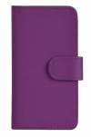 Microsoft Lumia 532 - Leather Wallet Case Purple (OEM)