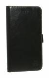Leagoo LEAGOO M5 - Leather WAllet Case Black (OEM)