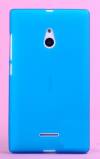 Nokia XL Dual Sim - TPU GEL Case Light Blue (OEM)