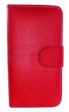 Samsung Galaxy Note 3 Neo N7505 - Leather Wallet Stand Case Red (ΟΕΜ)