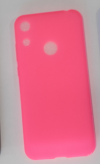 TPU GEl Case Ultra Thin for Honor 8A (2019) / Huawei Y6 (2019) in pink fluo color (OEM)