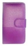 Samsung Galaxy Note 3 Neo N7505 - Leather Wallet Stand Case Purple (ΟΕΜ)