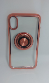 TPU Case with 2-in-1 finger spinner gyroscope and ring for Iphone X - Rose Gold (OEM)