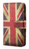 LG G4 (H815) - Leather Wallet Case UK Flag (OEM)
