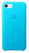 Leather Back Cover Case for iPhone 7 Light Blue (LC-IPH7-LBL)