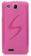 TPU Gel Case for Alcatel One Touch Idol Ultra (OT-6033X) Light Pink (OEM)