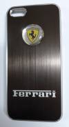 iPhone 5 / 5S Θήκη Πίσω Κάλυμμα Μεταλλική Ferrari Καφέ I5SCBCFMBR