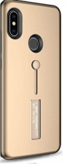 Σκληρή Θήκη Σιλικόνης με Stand Kickstand Case New Generation I Want Personality Not Trivial για Xiaomi Mi A2- Χρυσό