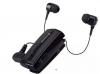 Στερεοφωνικό Ακουστικό Bluetooth iXchange Retractable με Δόνηση -  με αποσπώμενο το 2ο ακουστικό UA-28QT-V σε μαυρο χρωμα