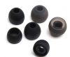 Universal Silicone Headphone Spare Parts, 3 Sizes, Black