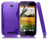 TPU Gel Case S-Line for HTC Οne SV Purple (OEM)