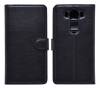LG V10 H960A - Leather Wallet Case With Magnetic Flip Black (OEM)